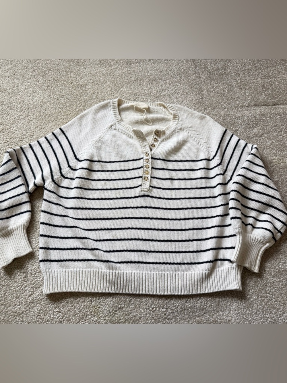 sezane LÉONTINE JUMPER with spot stains size S - Picture 9 of 9
